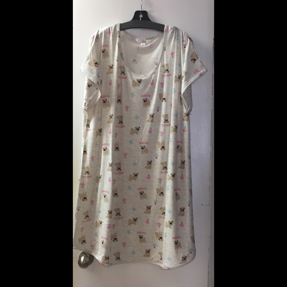DKR Apparel Printed Night Shirt